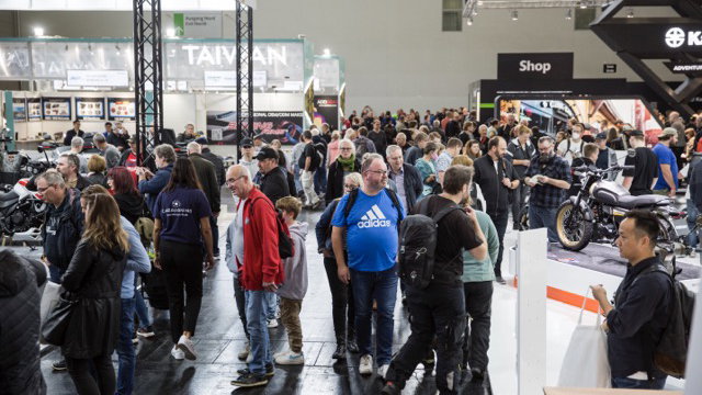 A motorcycle show in Germany
